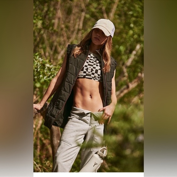 Free People Jackets & Blazers - Free People FP Movement Piper Packable Puffer Vest in Black Small